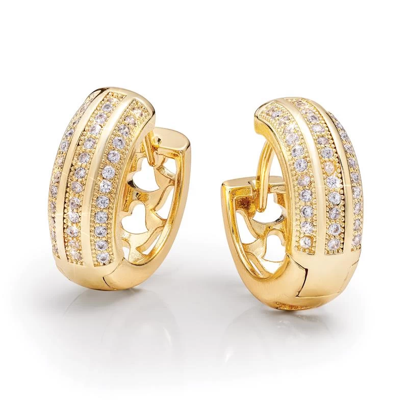 Huggie Hoops Earrings (gold) 1 Huggie Hoops Earrings (gold)