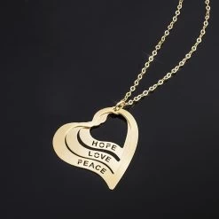 14k Golden Trinity Necklace