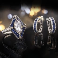 Deco Darling Ring & Earrings