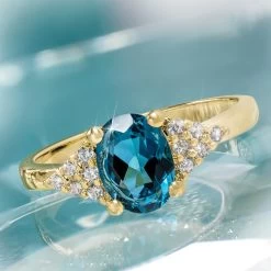 London Blue Topaz Decadence Ring