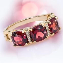 Cabernet Garnet Ring