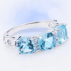 Sky Blue Topaz Ring
