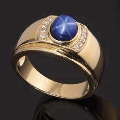Men's Rock Star Sapphire Ring