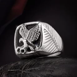 Men's Black Onyx Freedom Ring