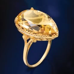 Citrine Sundrop Ring