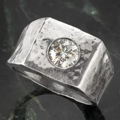Men's Moissanite Rock Star Ring