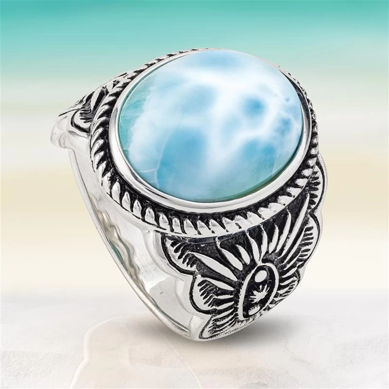 Larimar Rarity Ring 1 Larimar Rarity Ring