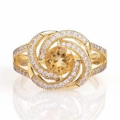 Supernova Ring (Citrine)