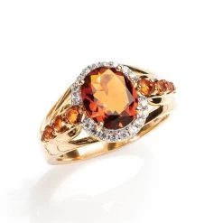 Sunny Madeira Citrine Ring
