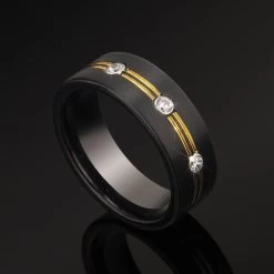 Tungsten Tough Black Ring