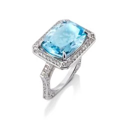 Rainbow Collection Blue Topaz Ring