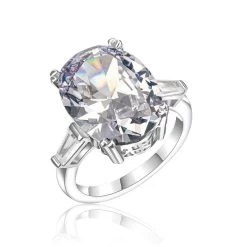 DiamondAura Oval & Baguette Ring