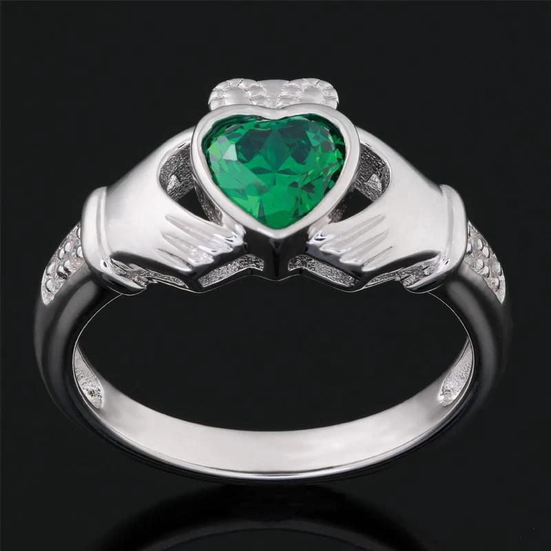 Helenite Claddagh Ring 1 Helenite Claddagh Ring
