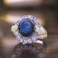 Blue Labradorite Ring