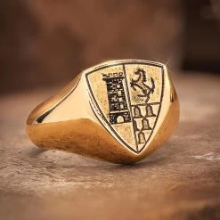 Men's Golden Lance Ring